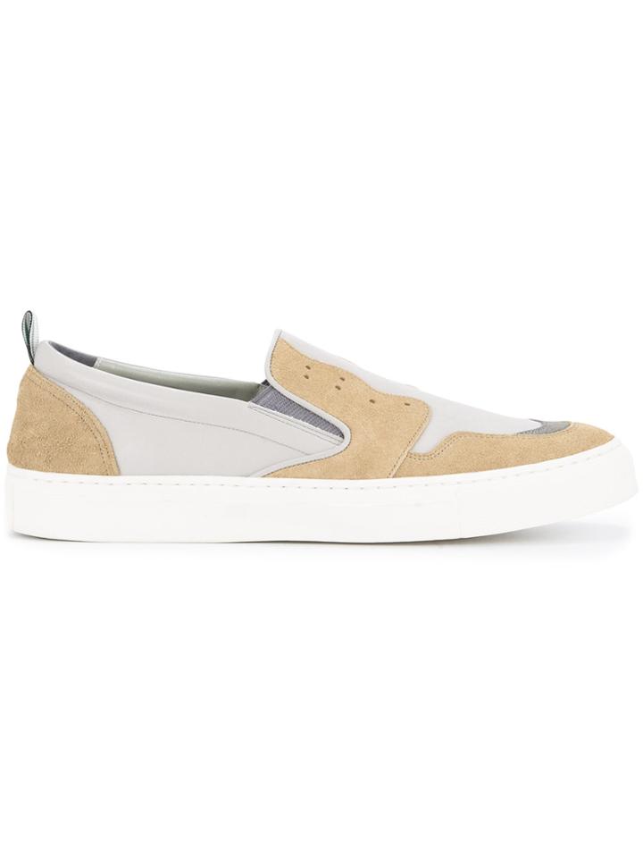 Kolor Perforated Detail Slip-on Sneakers - Brown