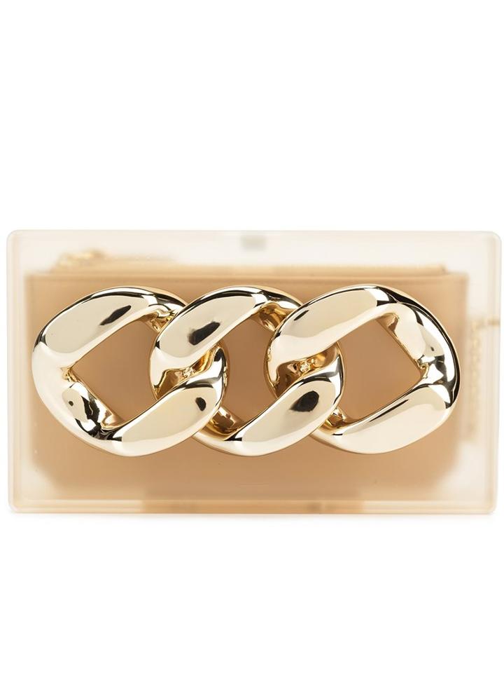 Casadei Chain Detail Clutch
