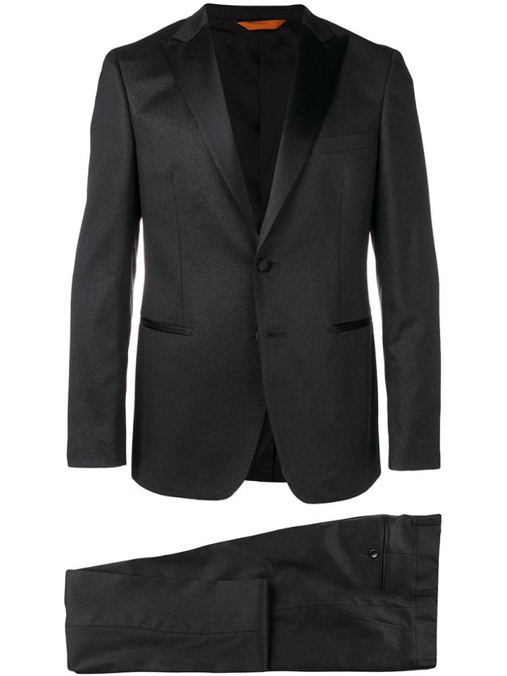 Tonello Classic Two-piece Dinner Suit - Black