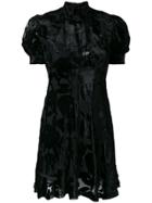 Mcq Alexander Mcqueen Devoré Dress - Black