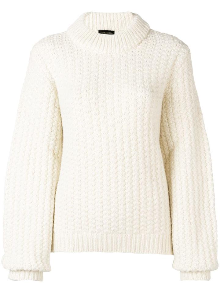 Stine Goya Crew Neck Jumper - White