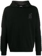 Karl Lagerfeld Logo Patch Hoodie - Black