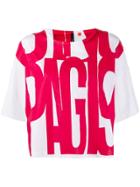 Pierantoniogaspari Logo Print T-shirt - Red