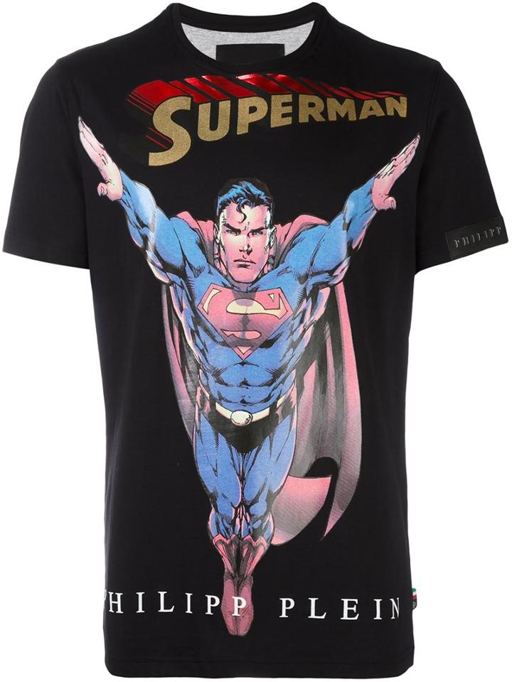 Philipp Plein 'golden Hero' T-shirt, Men's, Size: Xl, Black, Cotton