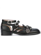 Gucci Queencore Brogue Monk Shoes - Black