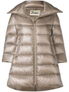 Herno Padded Zipped Coat - Nude & Neutrals