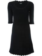 Emporio Armani Wide Neckline Knitted Dress