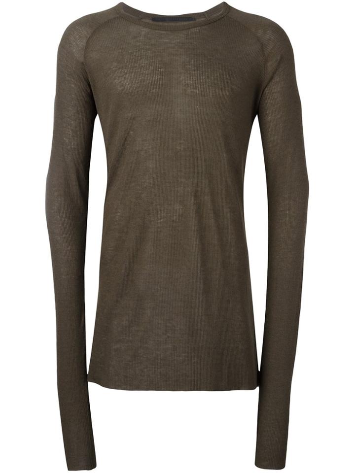 Haider Ackermann Crew Neck Sweater - Brown