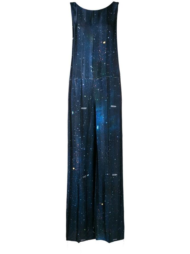 Golden Goose Galaxy Print Jumpsuit - Blue