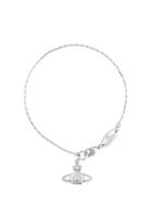Vivienne Westwood Logo Charm Bracelet, Women's, Metallic