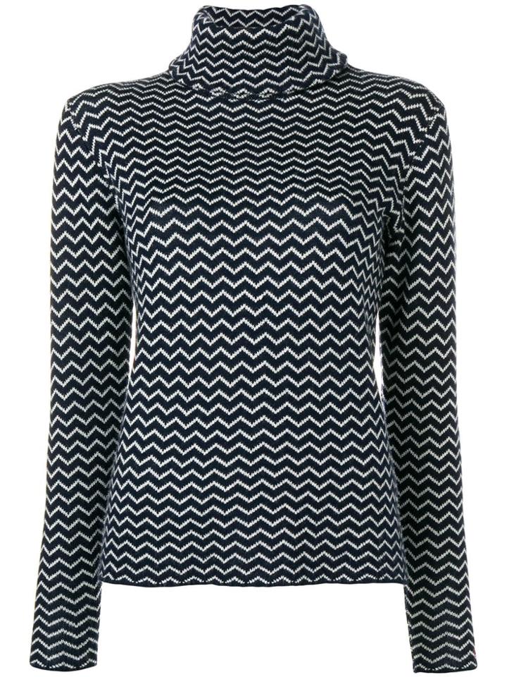 Perfect Moment Zigzag Jumoer - Blue