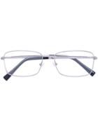Ermenegildo Zegna - Square Frame Glasses - Men - Acetate/metal - 57, Grey, Acetate/metal