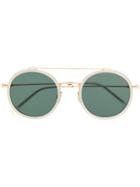Carrera Round Frame Sunglasses - Gold