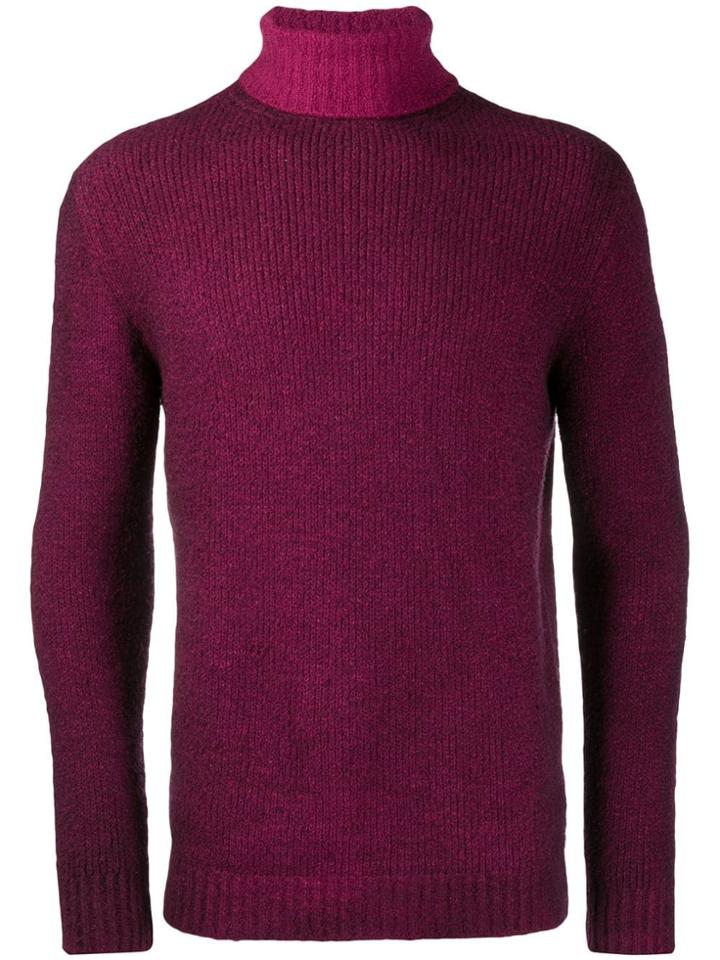 Avant Toi Roll-neck Sweater - Purple