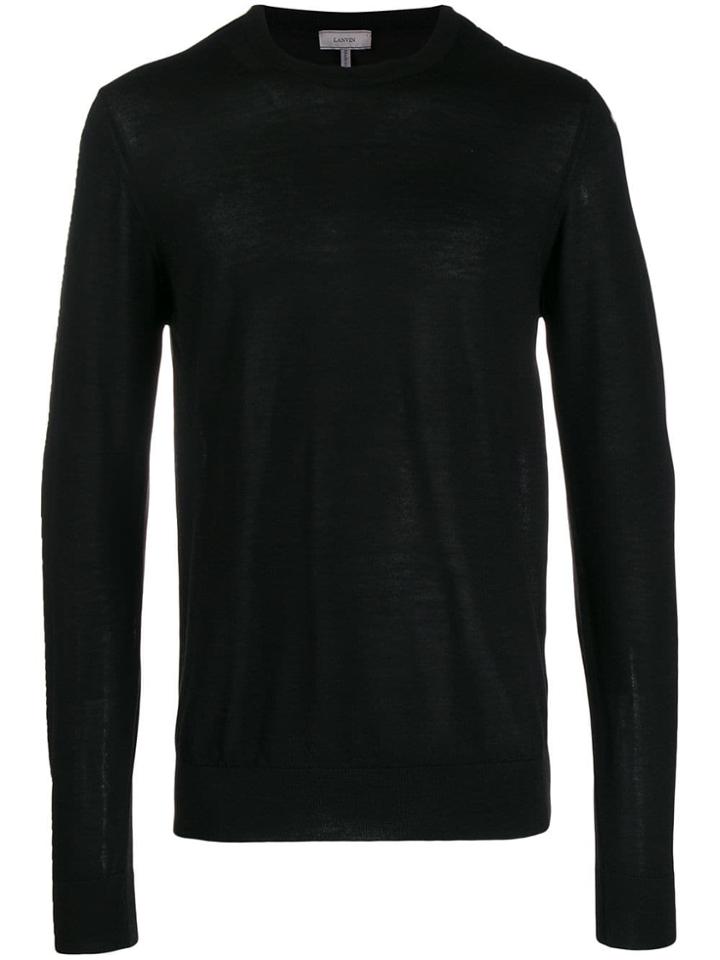 Lanvin Crew Neck Jumper - Black