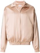 Cmmn Swdn Zipped Bomber Jacket - Pink & Purple