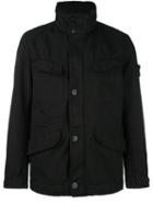 Stone Island Short Coat, Men's, Size: Xl, Black, Polyester/polyamide