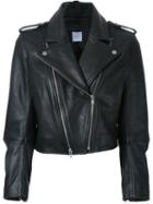 Dion Lee Biker Jacket, Women's, Size: 14, Black, Calf Leather