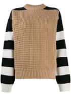 Haider Ackermann Striped Contrast Sweater - Neutrals