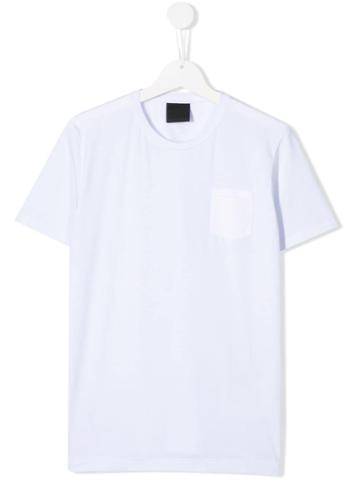 Rrd Kids Chest Pocket T-shirt - White