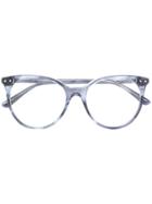 Bottega Veneta Eyewear Cat Eye Glasses - Blue