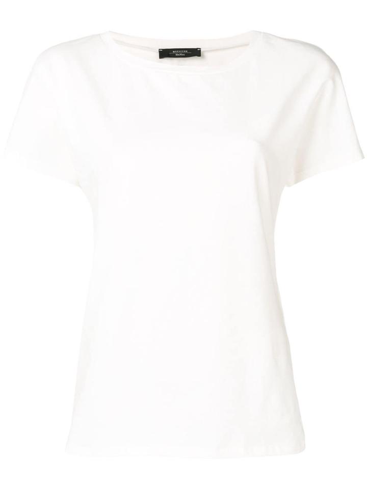 Max Mara Multig Round Neck T-shirt - White