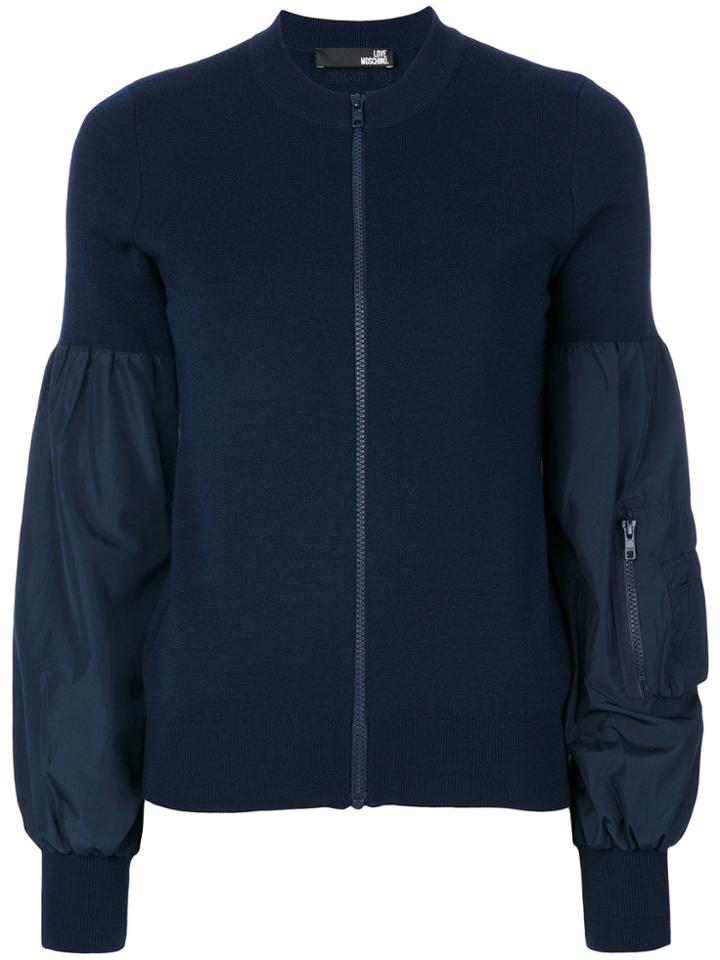 Love Moschino Puff Sleeve Jacket - Blue