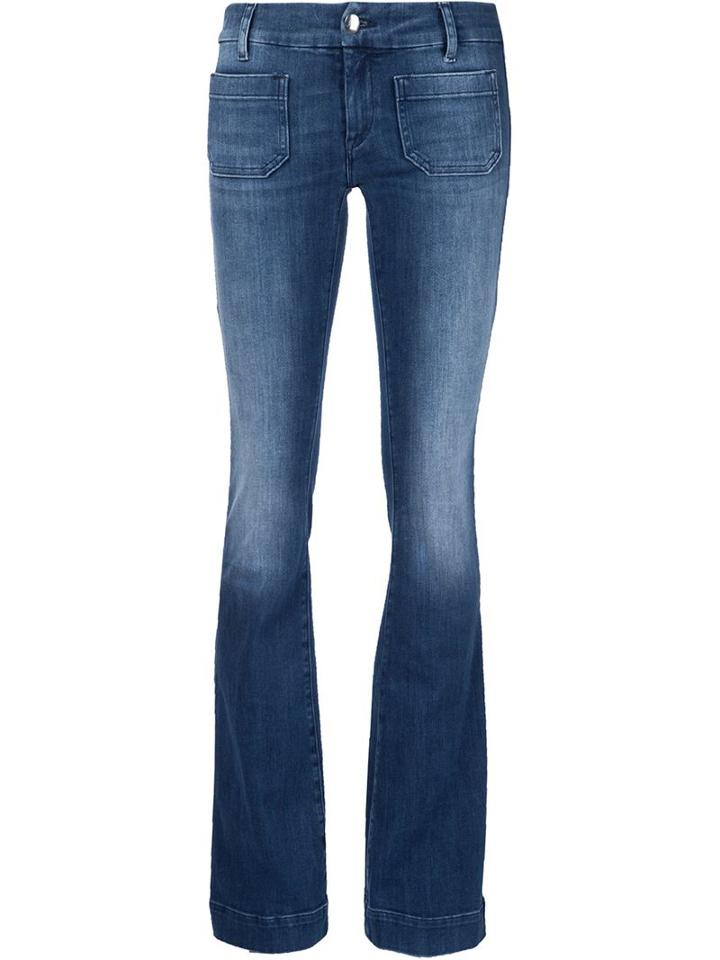 The Seafarer 'circle' Bootcut Jeans, Women's, Size: 26, Blue, Cotton