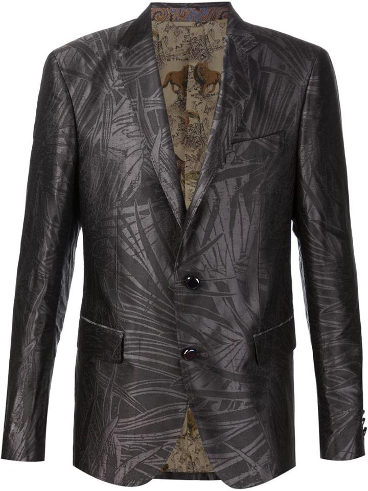 Etro Floral Jacquard Blazer
