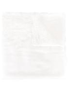 Ermanno Scervino Lace Trim Scarf, White, Cashmere/silk/viscose/polyester
