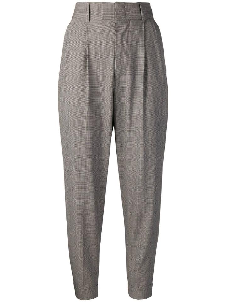Isabel Marant High Rise Tailored Trousers - White