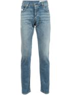 Rag & Bone Slim-fit Jeans, Men's, Size: 30, Blue, Cotton/polyurethane