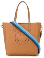 Anya Hindmarch Small 'ebury' Smiley Tote, Women's, Brown