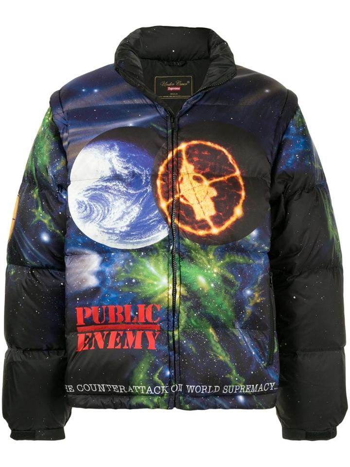 Supreme Udc Public Enemy Jacket - Blue