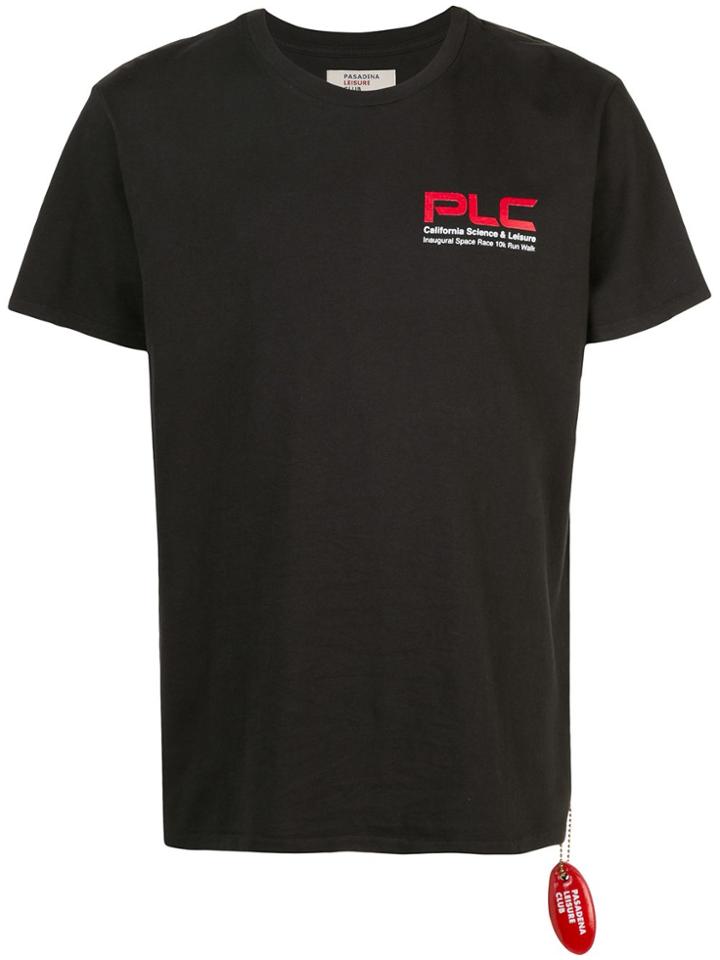 Pasadena Leisure Club Logo Print T-shirt - Black