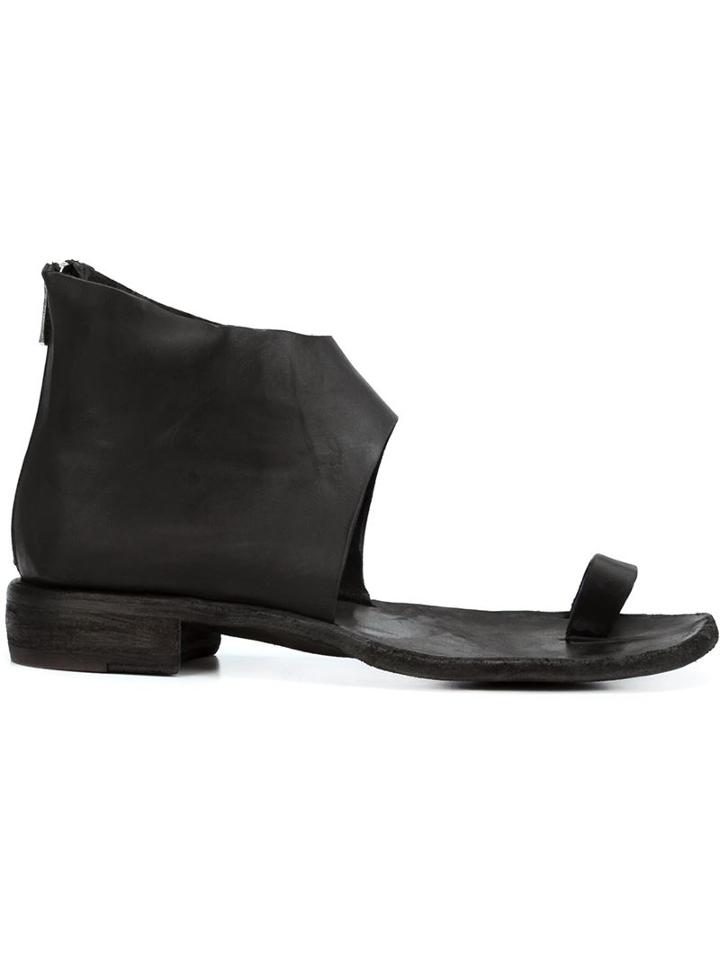 Officine Creative Toe-ring Sandals, Women's, Size: 37, Black, Leather