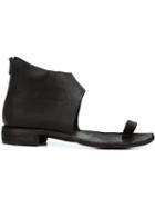 Officine Creative Toe-ring Sandals, Women's, Size: 37, Black, Leather