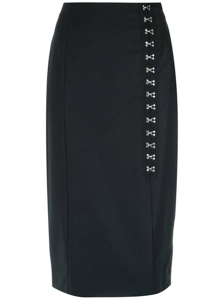 Tufi Duek Embellished Midi Skirt - Black