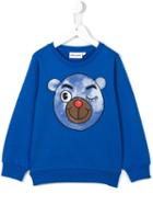 Mini Rodini 'bear' Sweatshirt, Boy's, Size: 11 Yrs, Blue