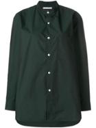 Cristaseya Collarless Shirt - Green