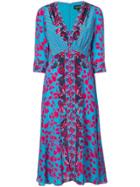 Saloni Multi-print Dress - Blue