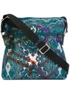 Etro Paisley Print Crossbody Bag, Women's, Blue