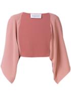 Gianluca Capannolo - Mina Cady Cape - Women - Acetate/viscose - 40, Women's, Pink/purple, Acetate/viscose
