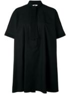 Mm6 Maison Margiela Blouse Dress, Women's, Size: 44, Black, Cotton
