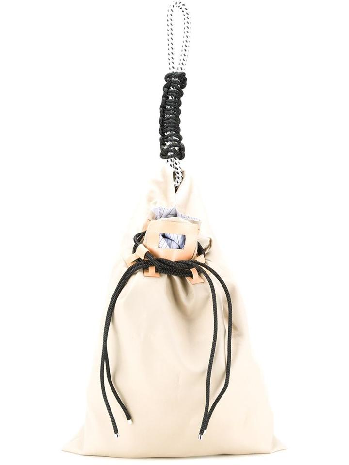 22/4 By Stephanie Hahn Pinstripe Fold Drawstring Tote, Adult Unisex, Brown