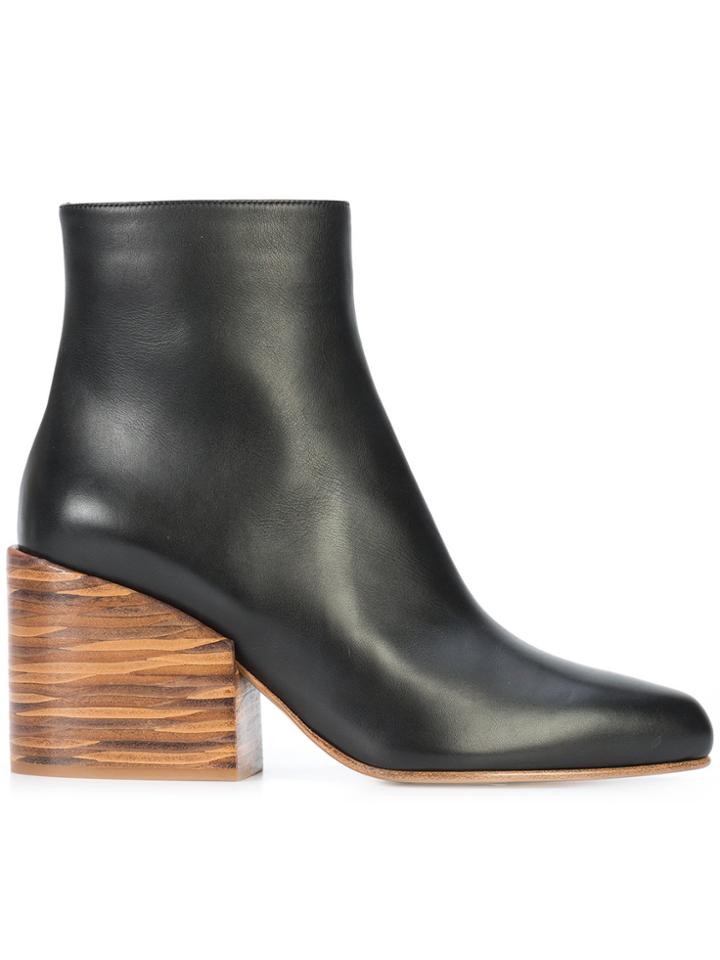 Gabriela Hearst Block Heel Ankle Boots - Black