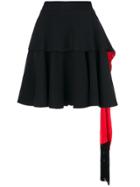 Alexander Mcqueen Ruffled Mini Skirt - Black