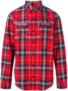 Les (art)ists Tartan 'margiela 57' Shirt, Men's, Size: Small, Red, Cotton