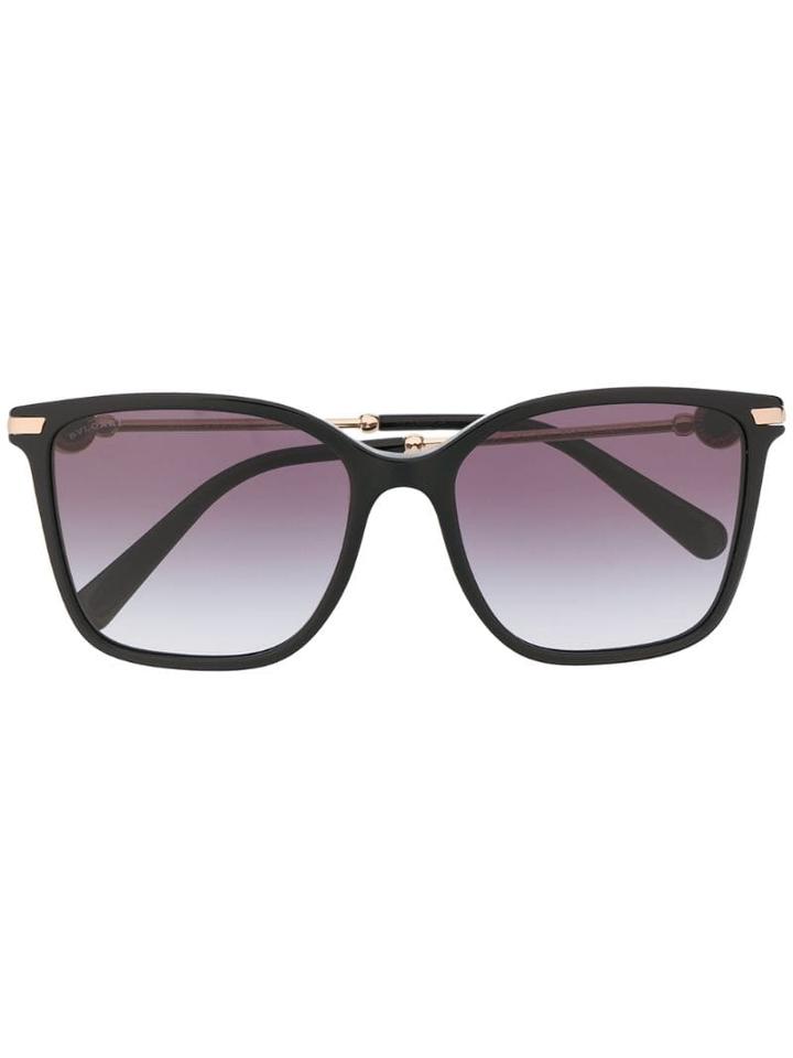 Bulgari Oversized Square Sunglasses - Black