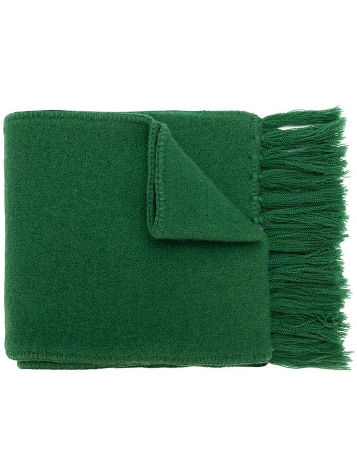 Ami Paris Ami De Coeur Scarf - Green